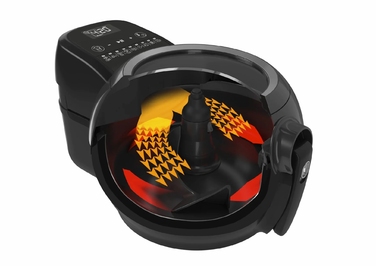 Tefal Мультипіч ActiFry Genius, 1350Вт, чаша-1,2л, сенсорне керув., підкл. до смартфону, авто перемішування, пластик, чорний