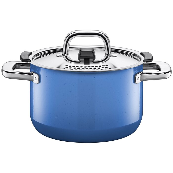 Набор кастрюль 8 предмета Nature Blue Silit