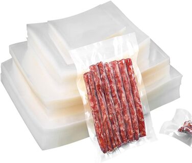 Вакуумні пакети 200 пакетів 10 x 15/15 x 20/20 x 25/20 x 30 см Taipintee