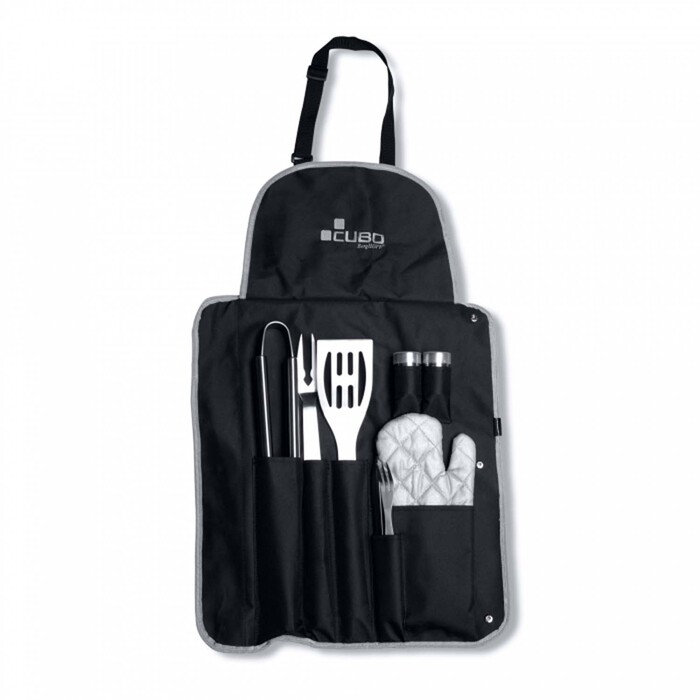 Набір для барбекю BergHOFF Cubo у фартуху, 9 шт.