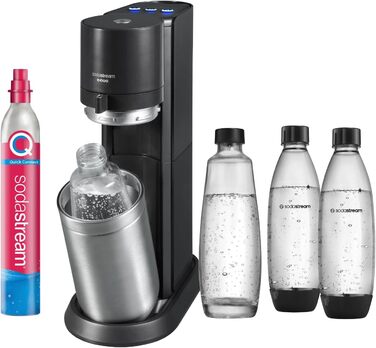 Набір для газування води, 6 предметів, чорний E-Duo SodaStream