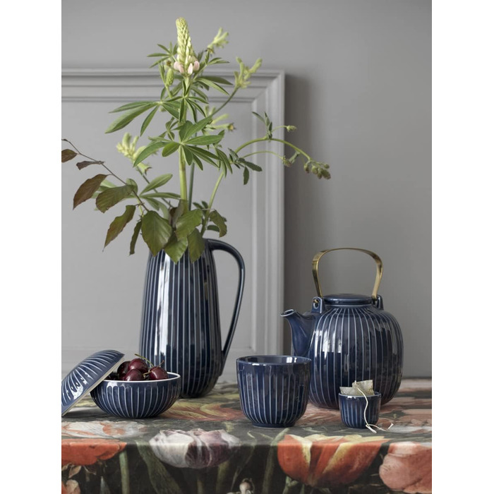 Ізольована кружка Khler Hammershøi легендарний дизайн, елегантна поза часом, (30 мл, синя)