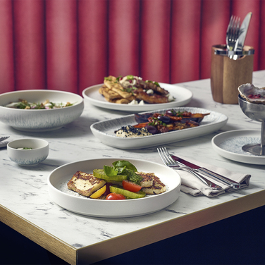 Тарілка з вертикальним бортом 20 см, Sereno Porcelain Strato, GenWare