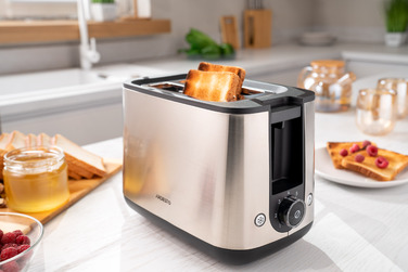 ARDESTO Тостер Steel Collection T-K200 800Вт, метал+пластик, сріблястий+чорний