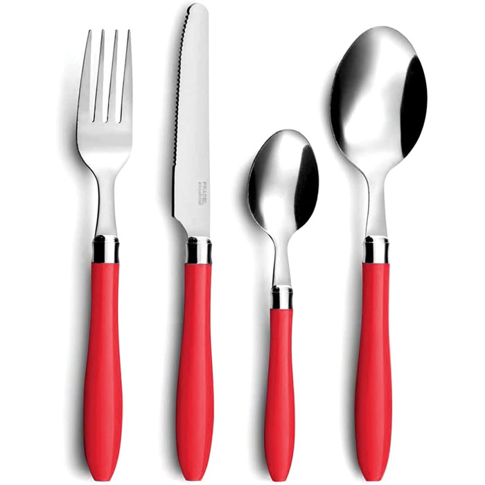 Столові прибори Amefa 8x6x27 см (червоні)