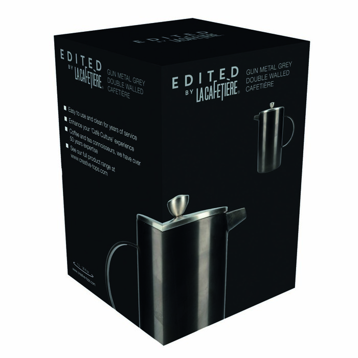 Френч-прес Kitchen Craft LA CAFETIERE, сталевий, 1000 мл