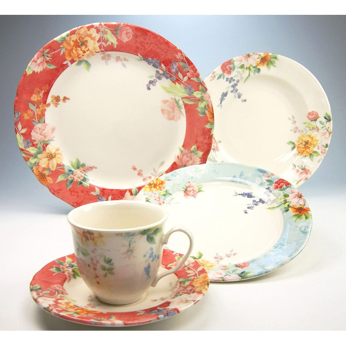 Набор посуды на 6 персон, 30 предметов, Crimson Creatable