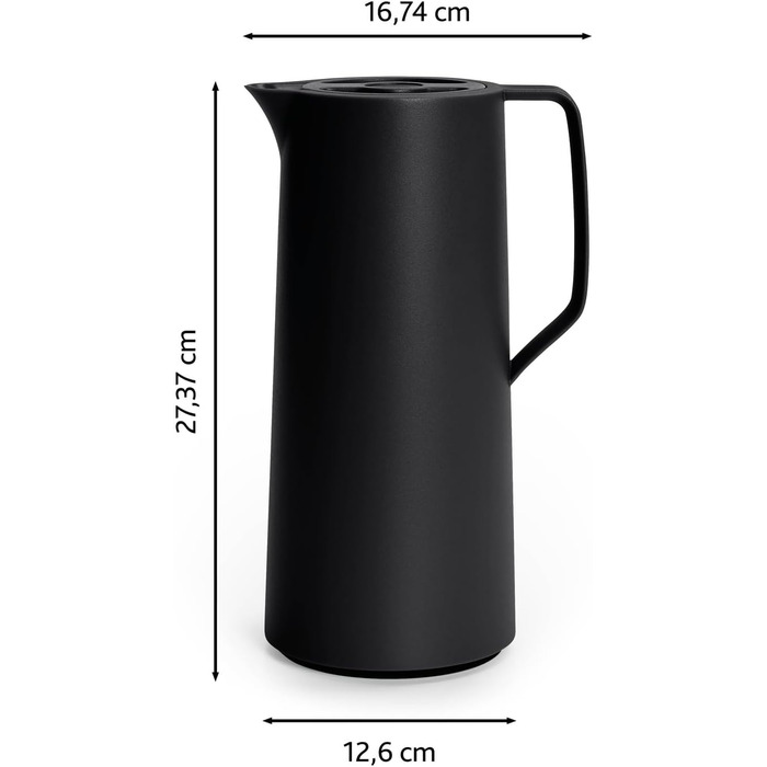 Термоглечик 1 л, чорний Motiva Emsa