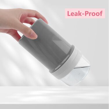 Стаканчик для пластівців 800 мл із ложкою, сірий Acasimo