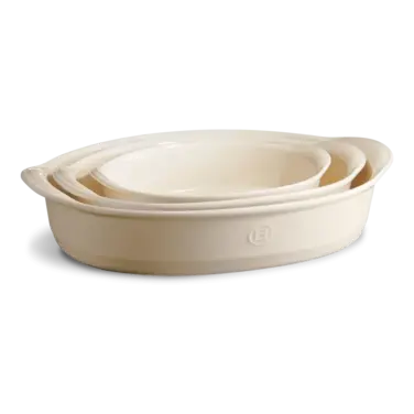 Форма для запікання овальна 35х22,5 см кремова Emile Henry