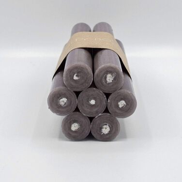 Набір з 7 конічних свічок 2,2 х 18 см, сіро-коричневий Infinity Boxs