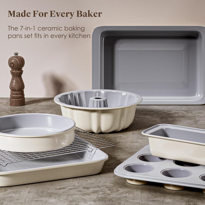 Набір керамічних форм для випічки з антипригарним покриттям 7 шт. RIOVARM