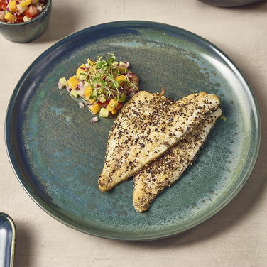 Тарілка 27.5 см, зелена, Terra Porcelain Aqua Green, GenWare