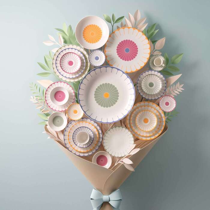 Десертна миска 120 мл, набір 4 предмети, різнокольоровий Fleur Villeroy & Boch