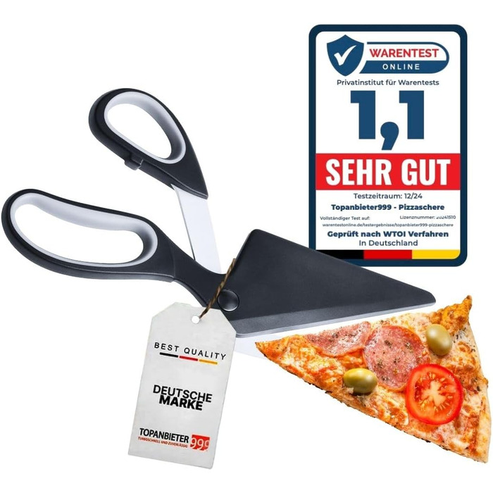Ножиці для піци з функцією підйому 27,2 см TOPANBIETER 999