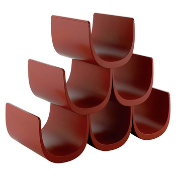 Підставка модульна для винних пляшок 34,5х30х15,5 см червона Noe Alessi