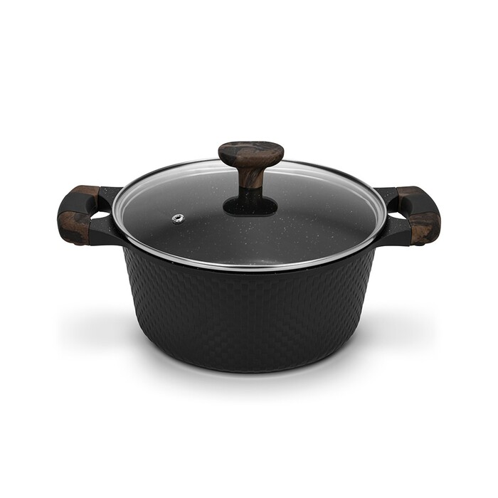 Каструля зі скляною кришкою 24 см 4,3 л EVOLUTION Fissman