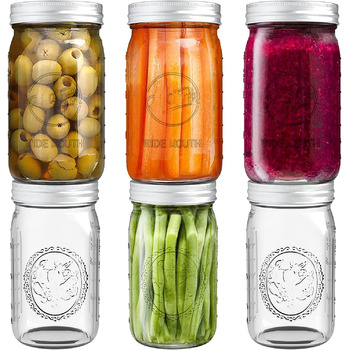 Банки з кришками для консервації 960 мл Tebery