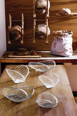 Блюдо 43х10х43 см белое Trinity Alessi