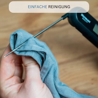 Термометр для проколов Westmark, диапазон измерения от 0 C до 200 C / от 32 F до 392 F, нержавеющая сталь/пластик, серебристый/черный/красный, 12782280 (, без батареек)