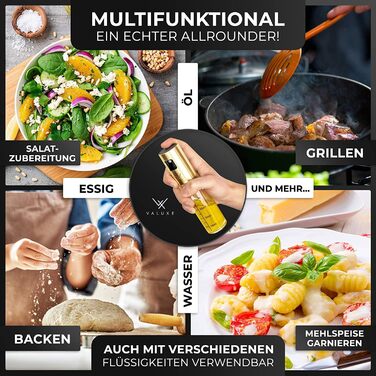 Чрезвычайно точный масляный распылитель Shiny Golden VALUXE