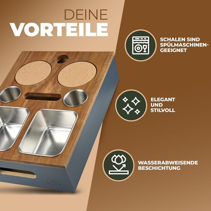 Органайзер для снеків 26 х 37 х 9 см Cascalino's