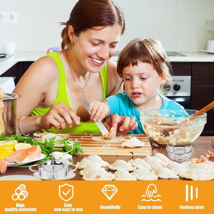 Форма для равіолі з нержавіючої сталі,8 шт. Bohrma