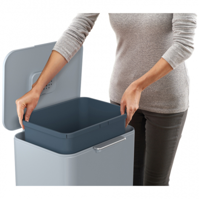 Контейнер для сміття з двома баками 60 л Totem Max Sky Joseph Joseph