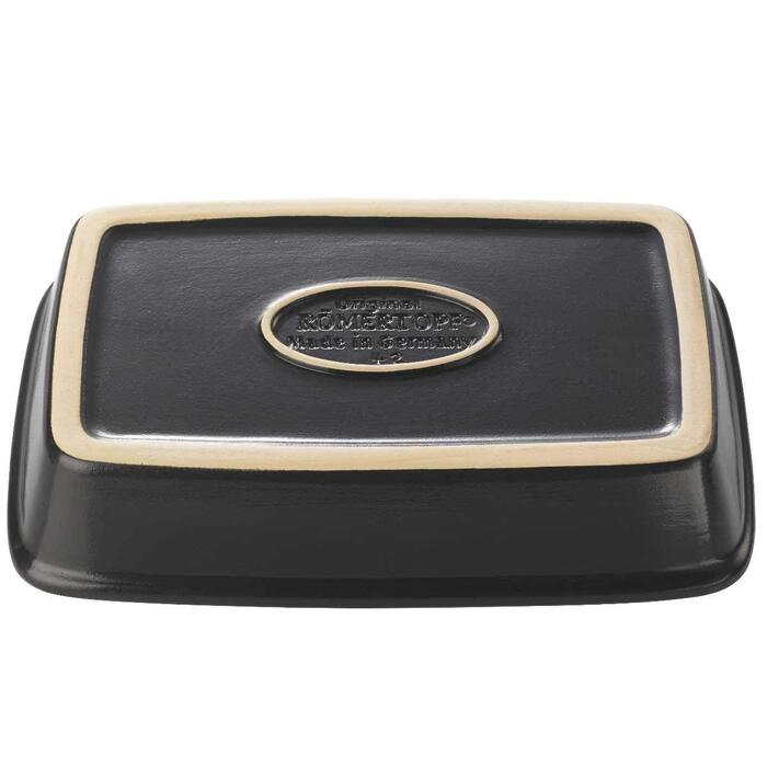 Форма для гриля большой, 33,2 x 21,1 x 6,5 см, бежевый/черный, Lafer BBQ Römertopf