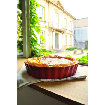 Форма для випікання торта кругла 32 см бордова Emile Henry