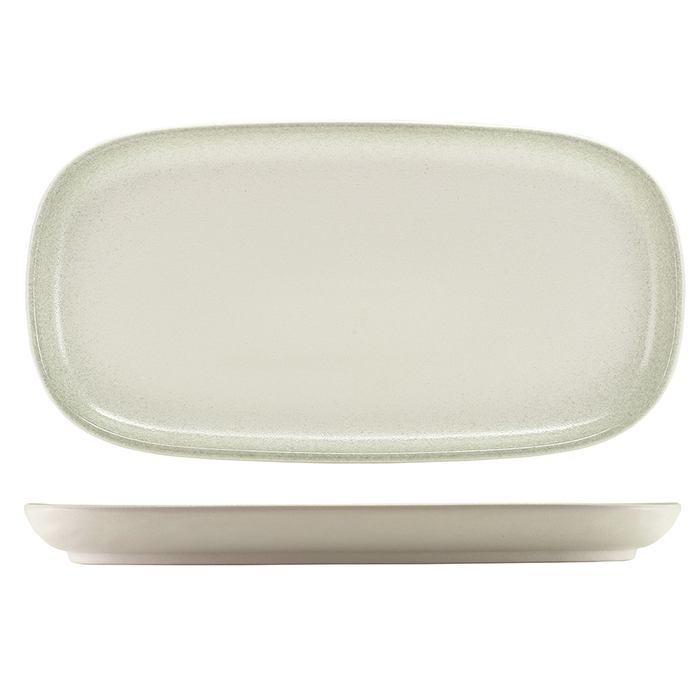 Страва прямокутна 35*18 см, сіра, Sereno Cirrus, GenWare