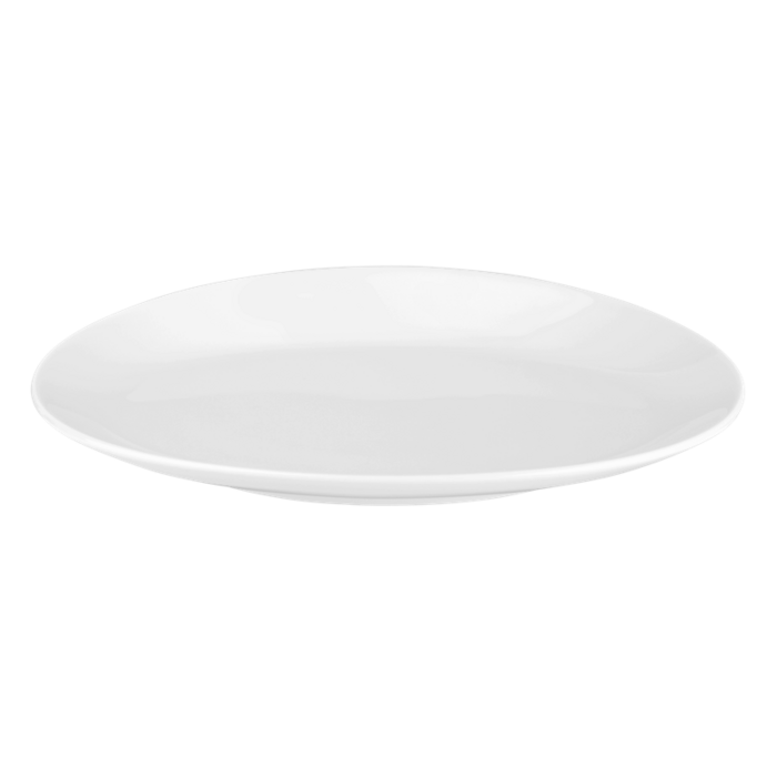 Тарілка Гурман плоска 24 см біла Organic No Limits Seltmann