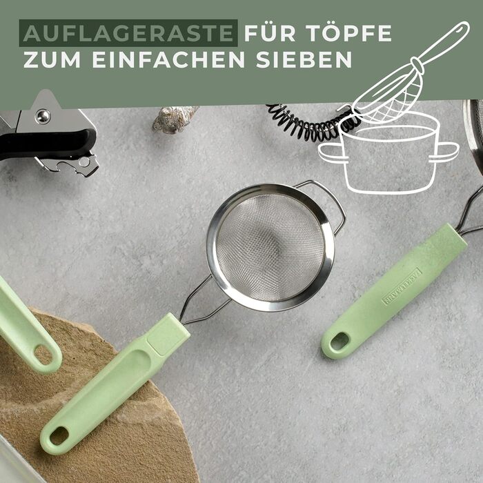Сито кухонне 9 см зелене Ecolution Fackelmann
