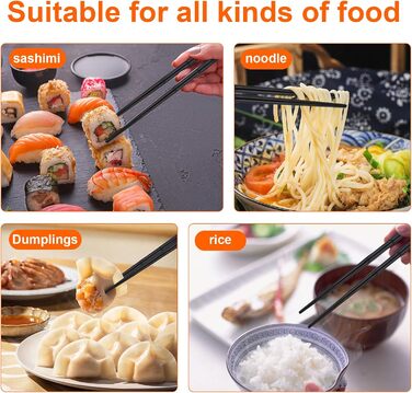 Палички для їжі зі скловолокна для суші 2 пари YNOYMO