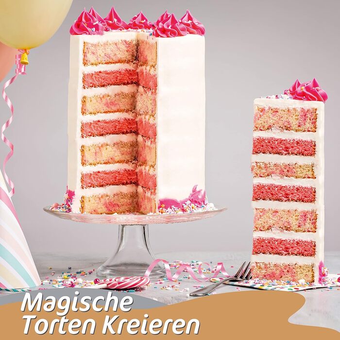 Регульована висота 30 см - кільце для випікання з нержавіючої сталі та форма для випікання в одному, високоякісні та функціональні - дуже високе кільце для випікання кругле, регульоване 16-30 см, рамка для випікання кругла, 4smile cake ring