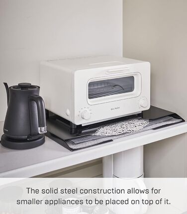 Настільний килимок Yamazaki Tower для зберігання L, (один розмір, чорний)