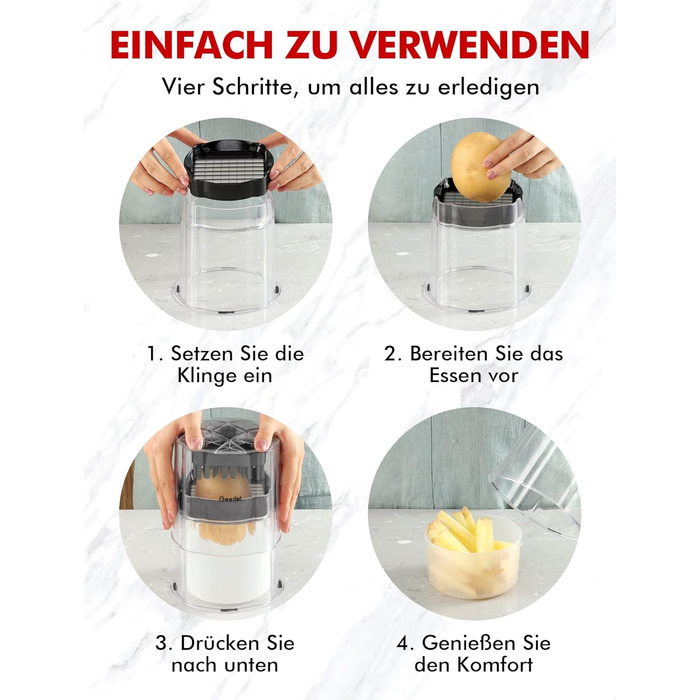 Французький різак для чіпсів Geedel