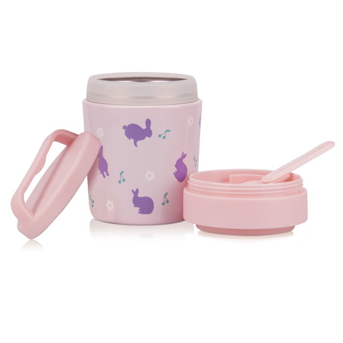 Термос для їжі Fissman 350 мл рожевий (9679)