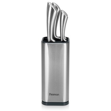 Набор ножей Fissman 6 примет JARL в металлической подставке 420J2 сталь (2719)