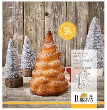 Форма для випічки у вигляді різдвяної ялинки двостороння, 19,5 x 10,5 x 20 см, RBV Birkmann