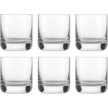 Пивний кухоль SCHOTT ZWIESEL Convention 0,2 л (набір з 6 шт. ), прямолінійний пивний келих для пільзнера, кришталеві келихи Tritan, які можна мити в посудомийній машині, Зроблено в Німеччині (арт.-No 175500) (Келих для віскі - 0,285 л, одинарний)