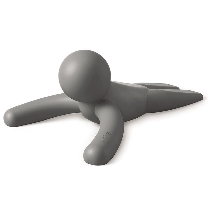 Набір з 2 дверних стопперів сірий Buddy Umbra