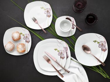 Набір посуду на 6 персон, 30 предметів Square Orchidee Creatable