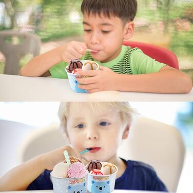 Набір паперові стаканчики для морозива 100 шт. 120 мл Ltsbaed