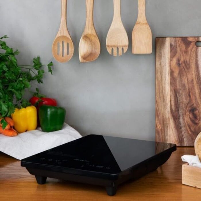 Плита индукционная 2000 Вт портативная Full Crystal Onyx Cecotec