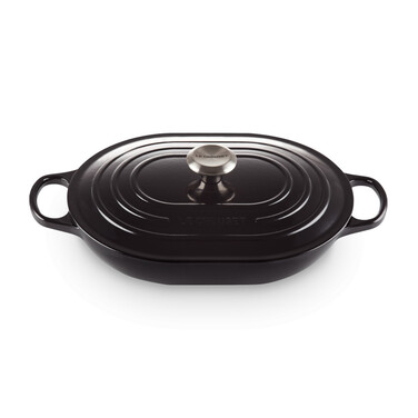 Каструля низька Oblong 3,4 л чорна матова Le Creuset