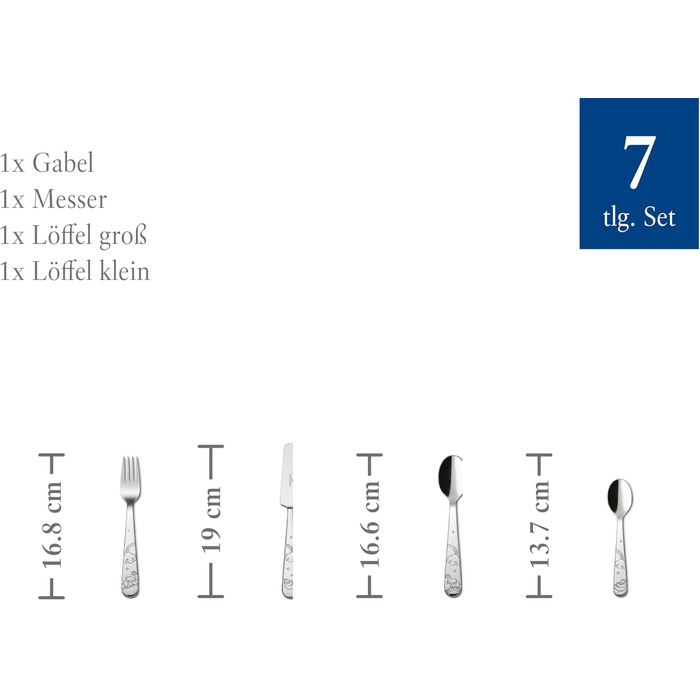 Набір дитячого посуду, 7 предметів Boho Kids Villeroy & Boch