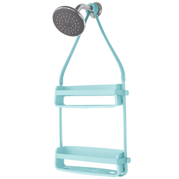 Полиці для ванної 31,8x64,8x9,5 см блакитні Flex Umbra