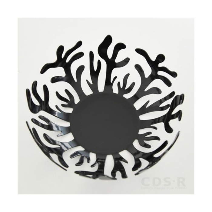 Ваза для фруктів 29 х 10 см чорна Mediterraneo Alessi