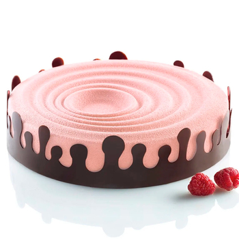 GOCCIA Силіконова стрічка(от Ø 60 mm Ø 260 mm h 4.5 mm;) + ацетатна стрічка + скребок